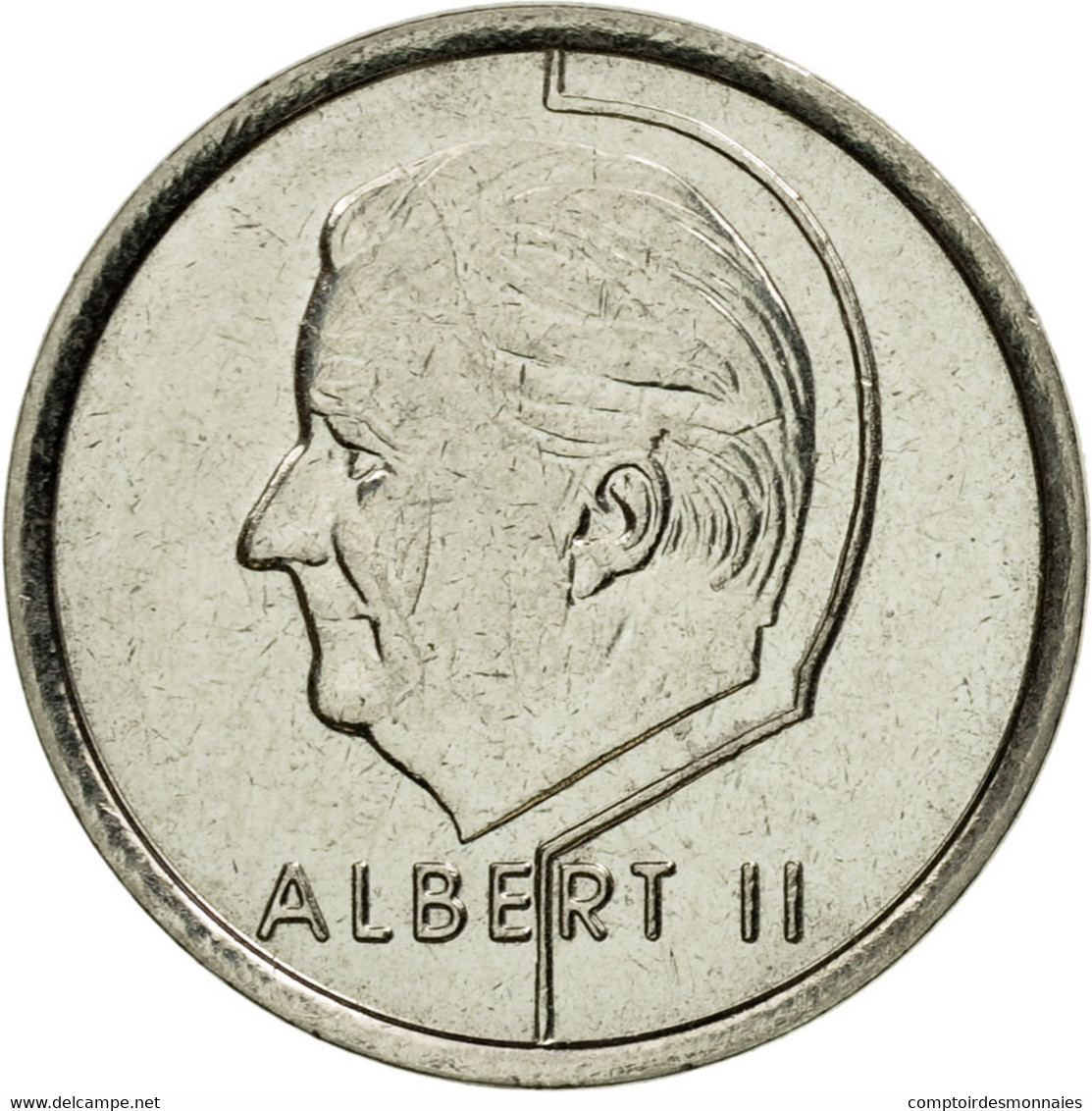 Monnaie, Belgique, Albert II, Franc, 1998, Bruxelles, TTB+, Nickel Plated Iron - 1 Frank