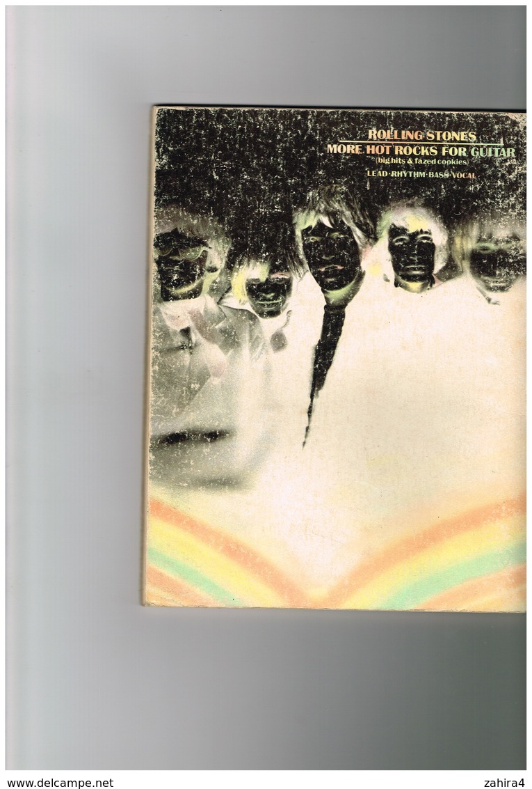 Partition Rolling Stone More Hot Rocks For Guitar Big Hifs & Fazed Cookie Lead Rhythm Bass Vocal Arranged By John Clausi - Musique