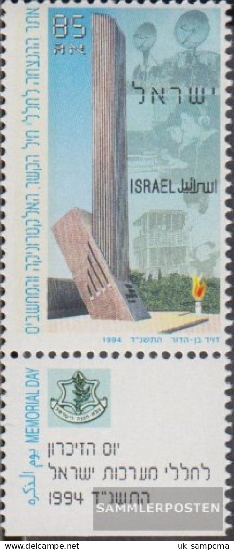 Israel 1298 With Tab (complete Issue) Unmounted Mint / Never Hinged 1994 Fallen-Commemoration - Unused Stamps (with Tabs)