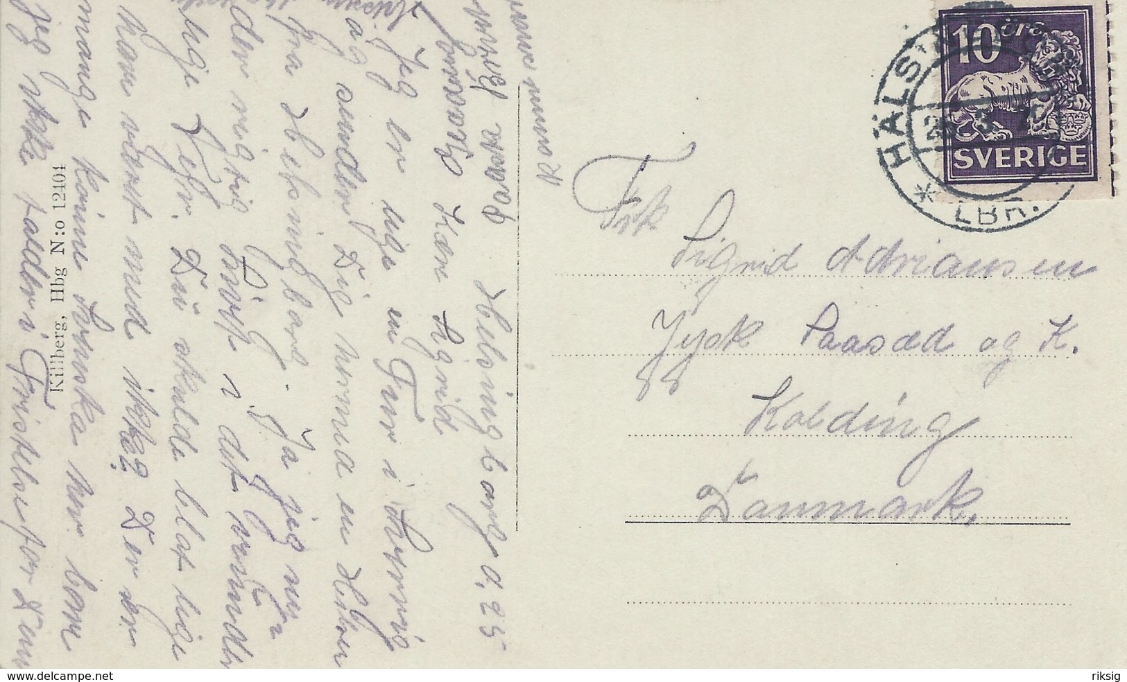 Sweden - Kulla Gunnarstorp. Borgen.  Sent To Denmark.  S-4351 - Sweden