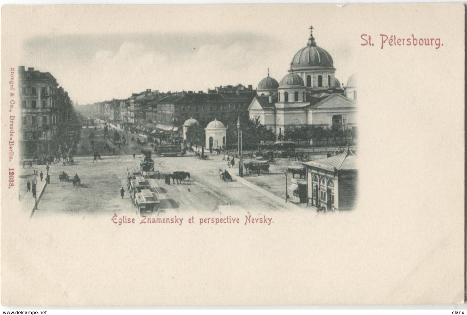 ST PETERSBOURG 1900 Znamensky Et Nevsky Prospect - Russie