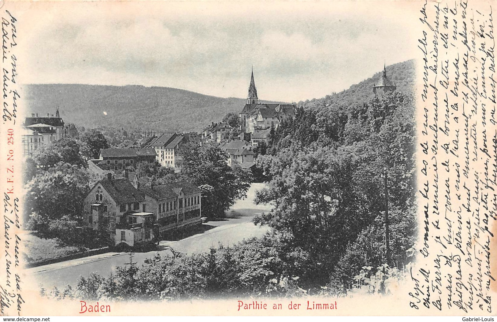 Baden Parthie An Der Limmat - Baden