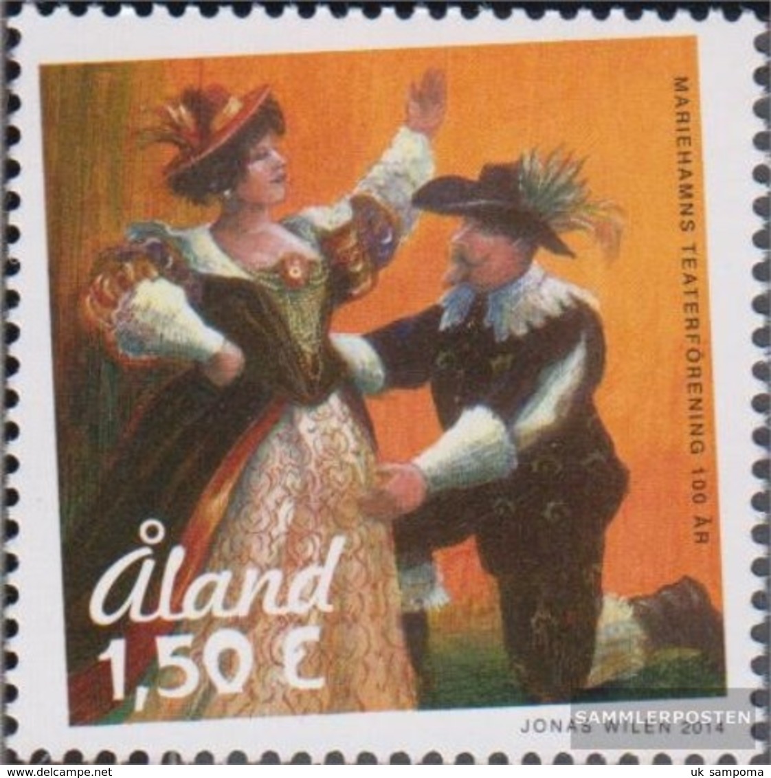 Finland - Aland 386 (complete.issue.) Unmounted Mint / Never Hinged 2014 Theaterverein - Aland