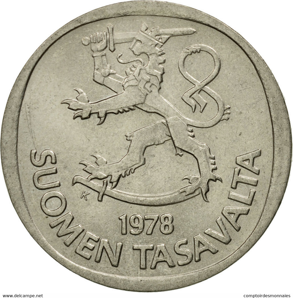 Monnaie, Finlande, Markka, 1978, TTB, Copper-nickel, KM:49a - Finlande