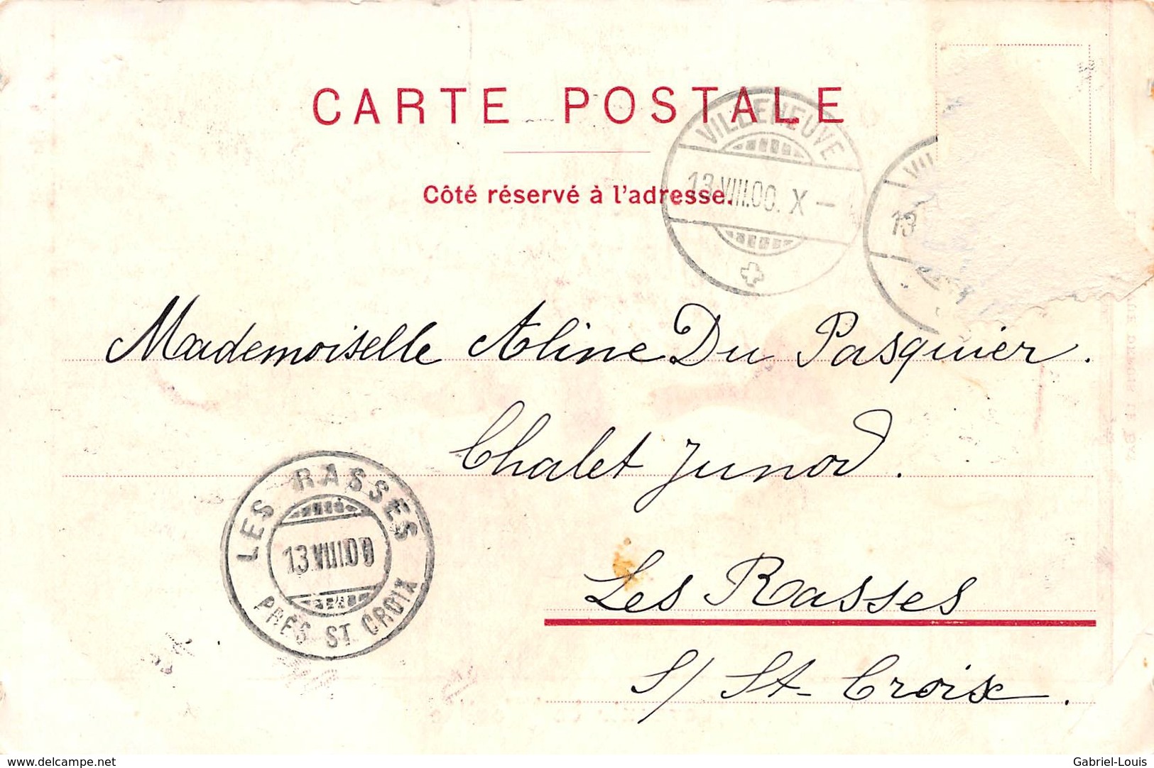 Souvenir De Noville - 1900 - Noville