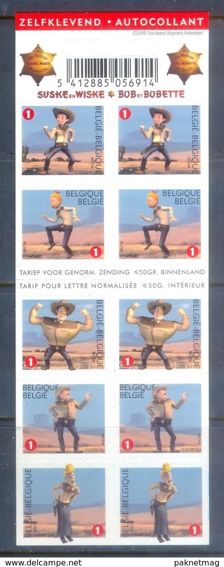 M43- Belgium 2009. Comics Bob & Bobette Suske & Wiske By Willy Vandersteen. Self Adhesive Stamps. - Unused Stamps