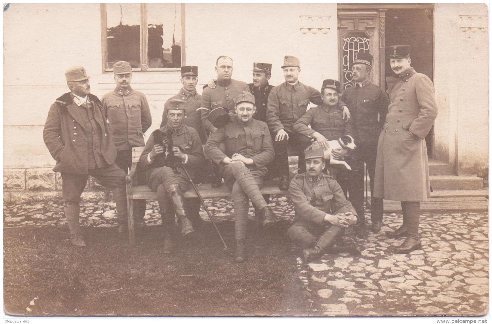 5 SELTENE Originalfoto- AK  K.-K. Soldaten &amp; Offiziere / Österreich - 1. Weltkrieg - Guerra 1914-18