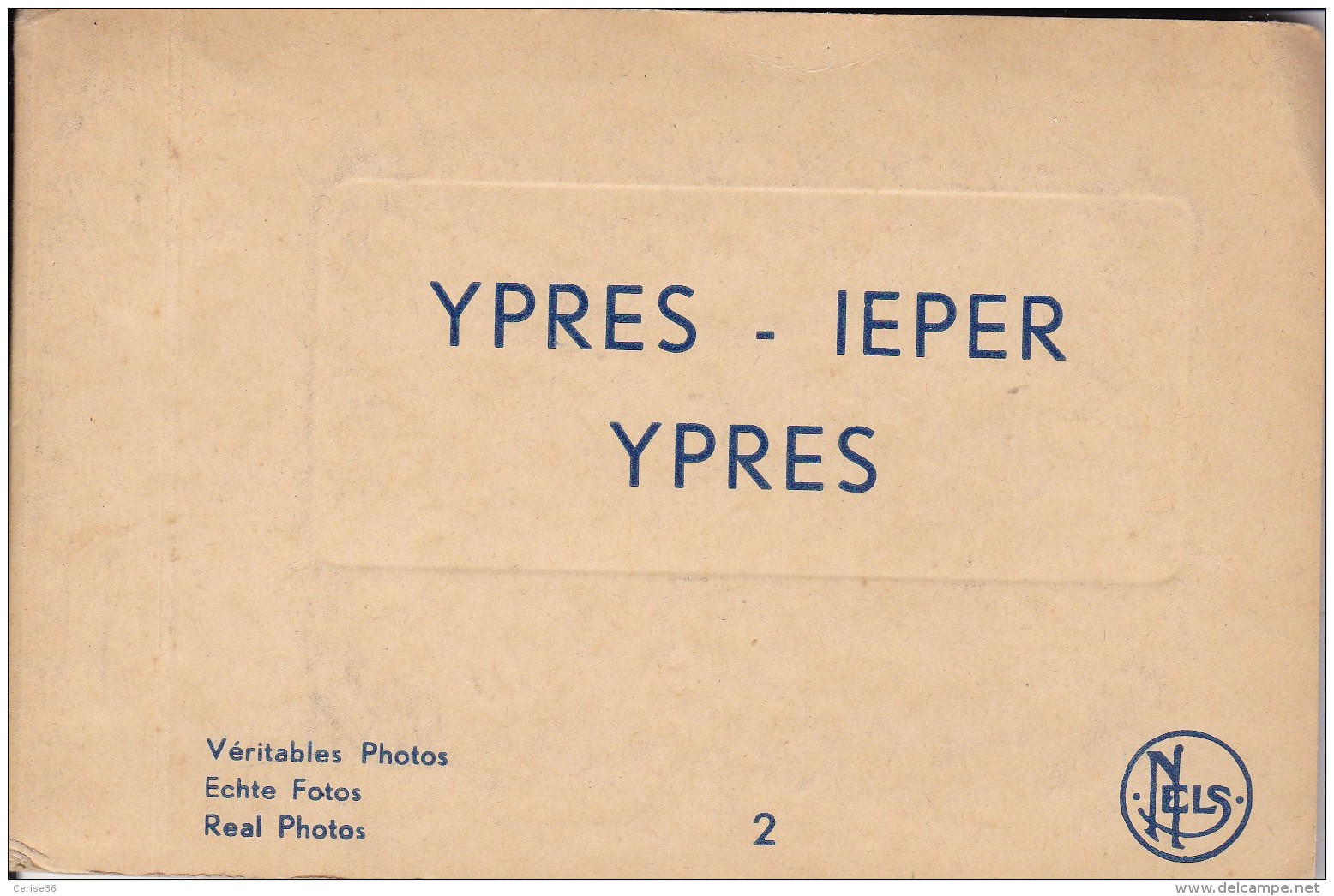 Carnet Avec 10 Véritables De Ypres - Ieper
