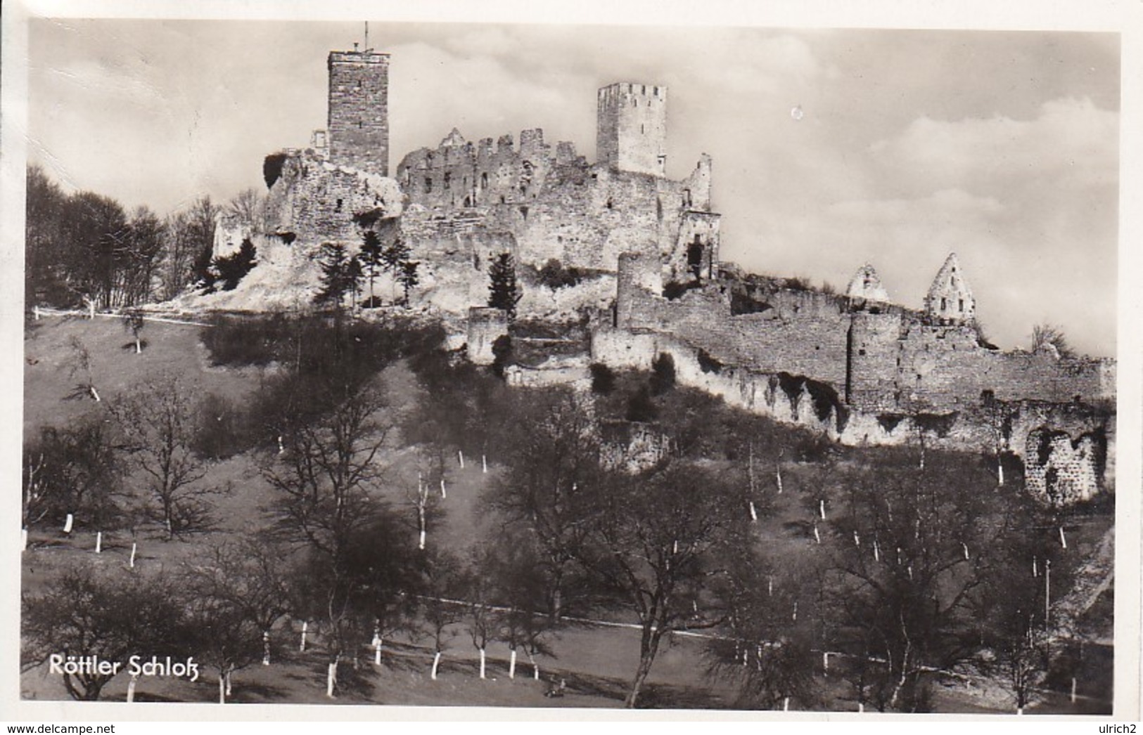 AK  Röttler Schloß - 1938 (36587) - Loerrach