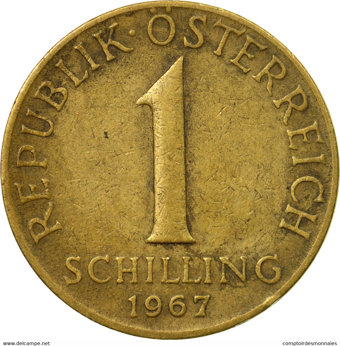 Monnaie, Autriche, Schilling, 1967, TB+, Aluminum-Bronze, KM:2886 - Oostenrijk