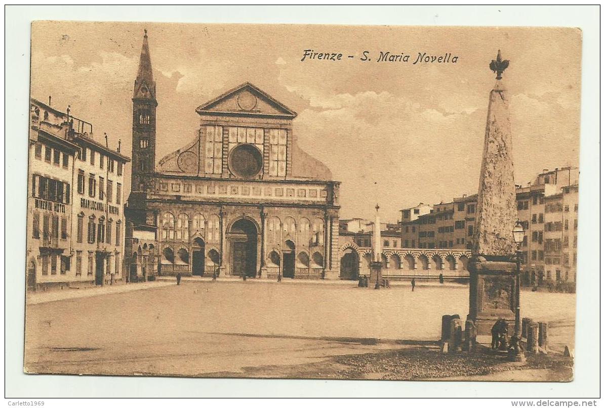 FIRENZE - S.MARIA NOVELLA 1908   VIAGGIATA FP - Firenze