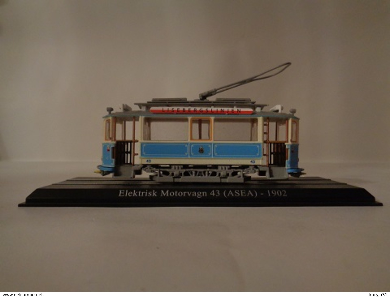 TRAMWAY  ELEKTRISK MOTORVAGN 43 ( ASEA )  GOTEBORG 1902 -1/43  Avec Notice - Echelle 1:87