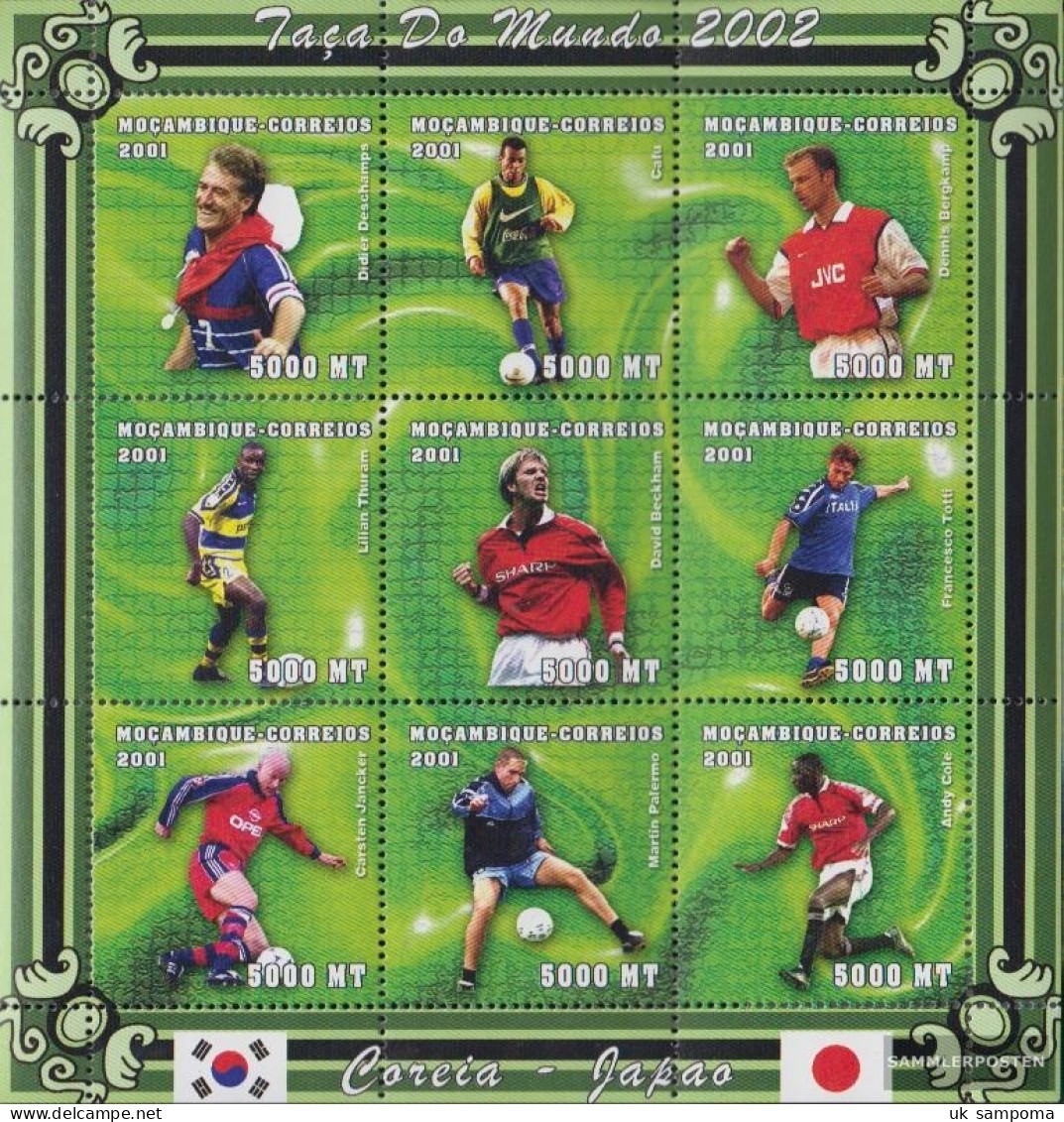 Mosambik 1814-1822 Sheetlet Unmounted Mint / Never Hinged 2001 Football-WM 2002 - Mozambique