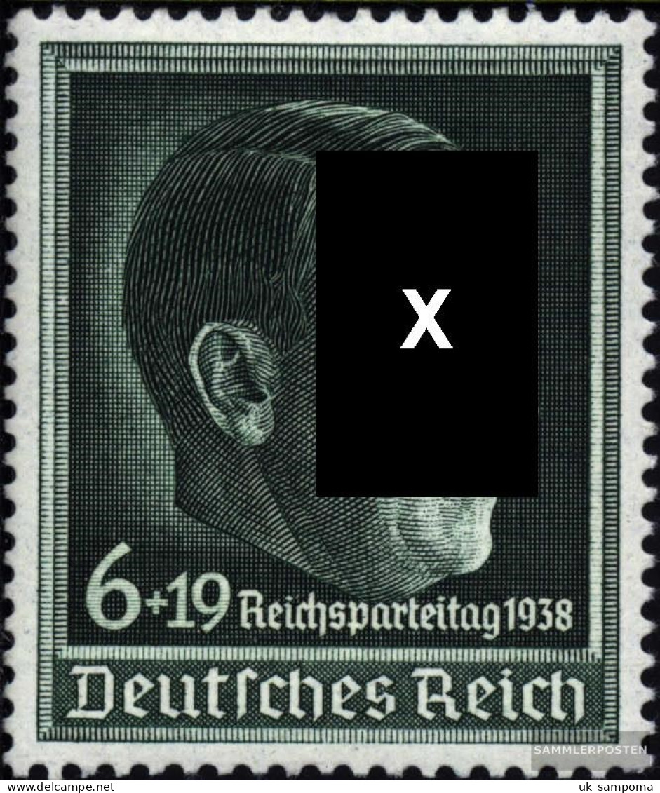 German Empire 672y (complete Issue) Unmounted Mint / Never Hinged 1938 10. Nazi Party - Unused Stamps