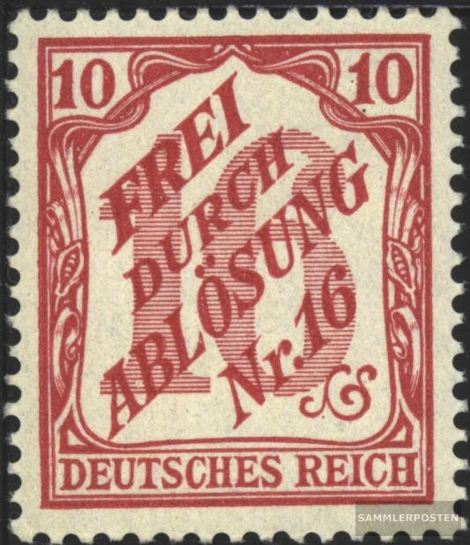Deutsches Reich D12 MNH 1905 Timbro Ufficiale - Ungebraucht