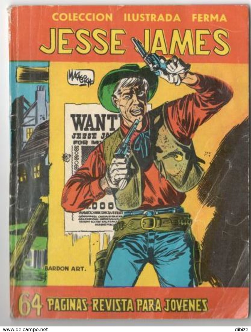 Jesse James N° 1-1958 : Coleccion Illustrada Ferma - BD Anciens