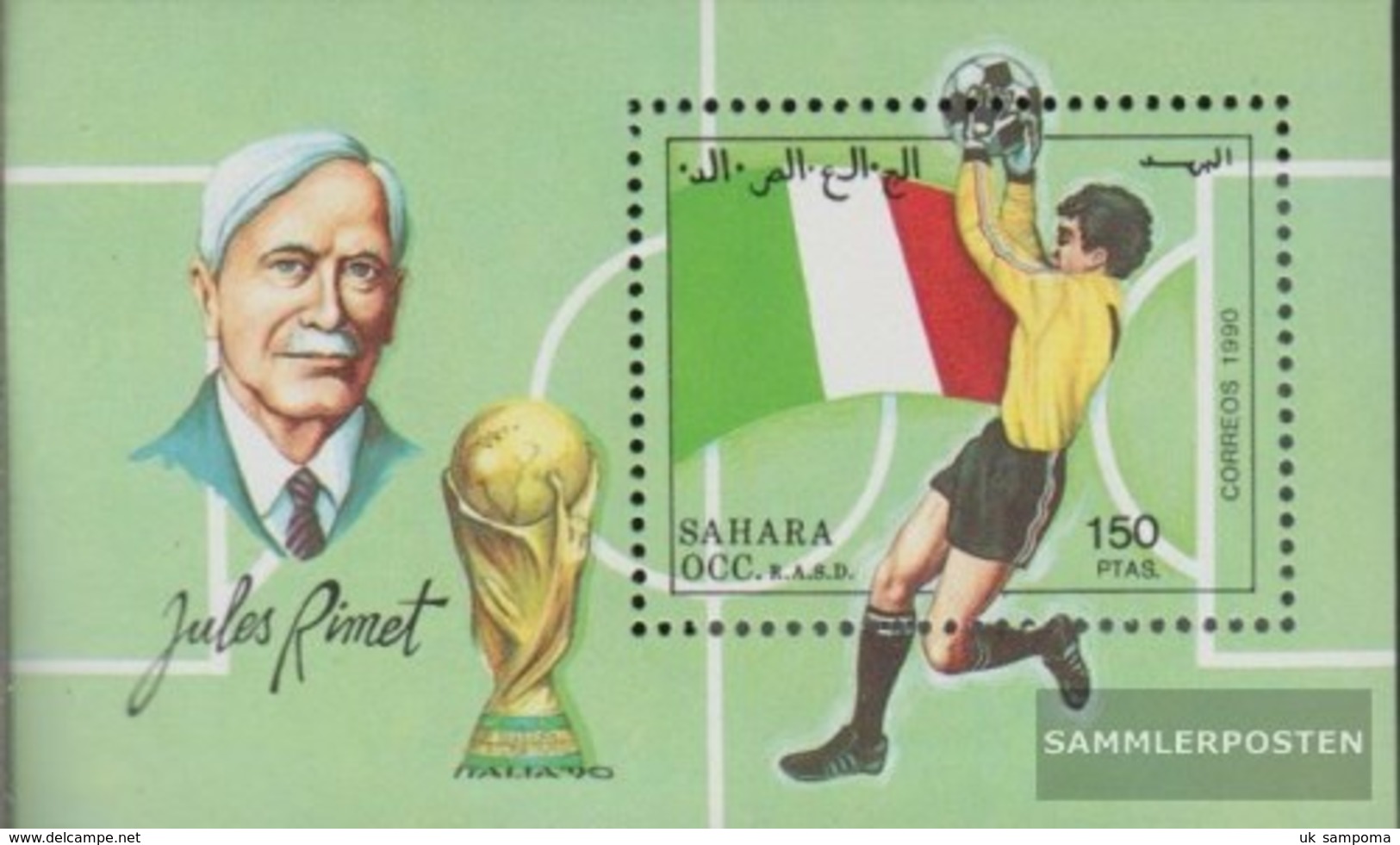 Sahara Issue The Government In Exile Without Validity In International. Postal Unmounted Mint / Never Hinged 1990 Footba - Spanish Sahara