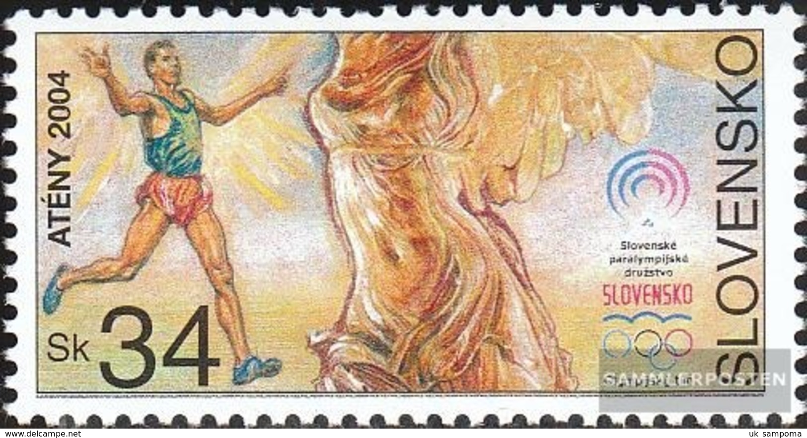 Slovakia 487 (complete.issue.) Unmounted Mint / Never Hinged 2004 Olympics Summer - Unused Stamps