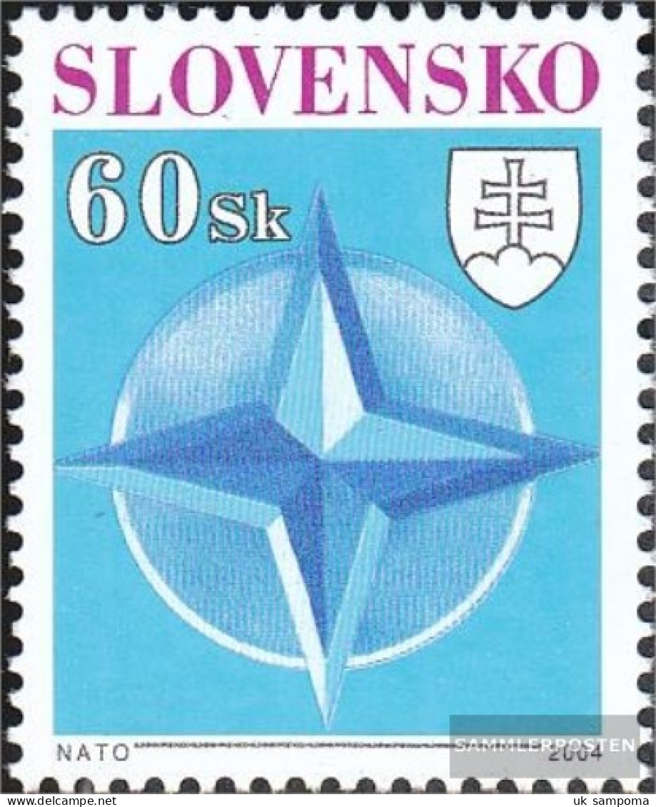 Slovakia 485 (complete Issue) Unmounted Mint / Never Hinged 2004 Accession To NATO - Unused Stamps