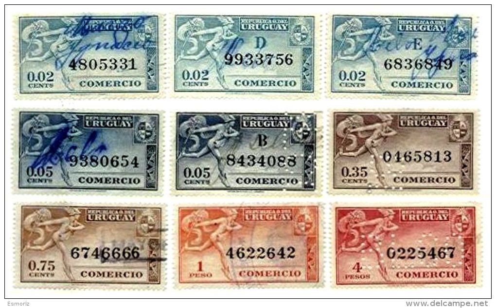 URUGUAY, Revenues, Used, F/VF - Uruguay