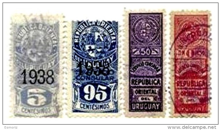 URUGUAY, Consulars, Used, F/VF - Uruguay