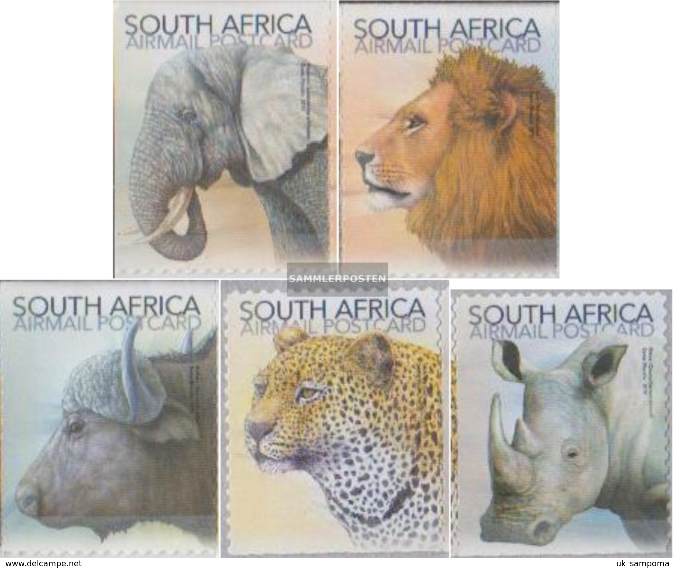 South Africa 1924-1928 (complete Issue) Unmounted Mint / Never Hinged 2010 Großwild - Unused Stamps