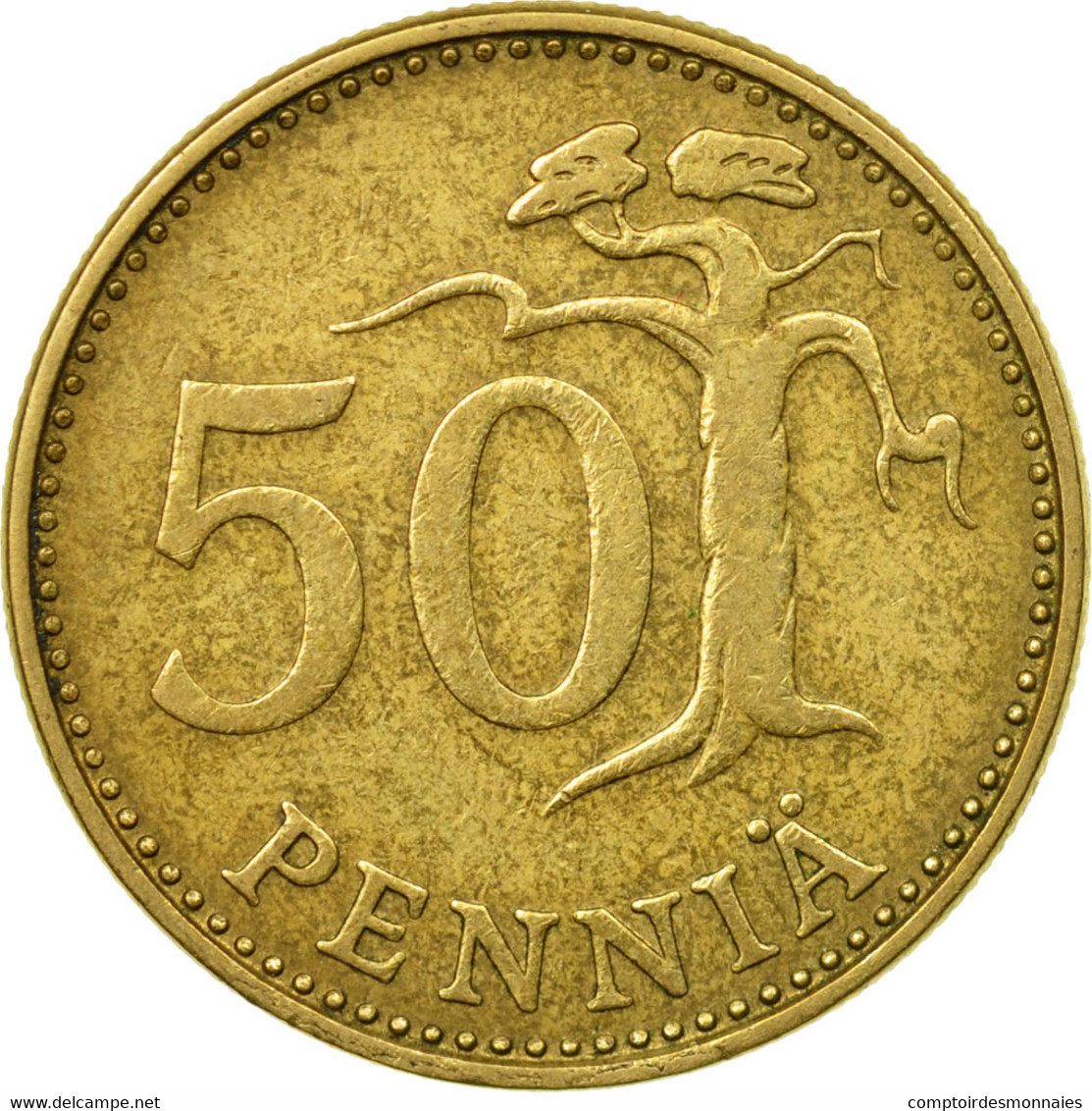 Monnaie, Finlande, 50 Penniä, 1972, TB+, Aluminum-Bronze, KM:48 - Finlande