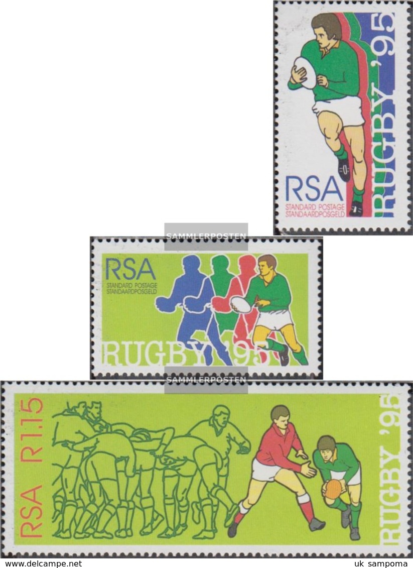 South Africa 956A-958A (complete Issue) Unmounted Mint / Never Hinged 1995 Rugby WM - Unused Stamps