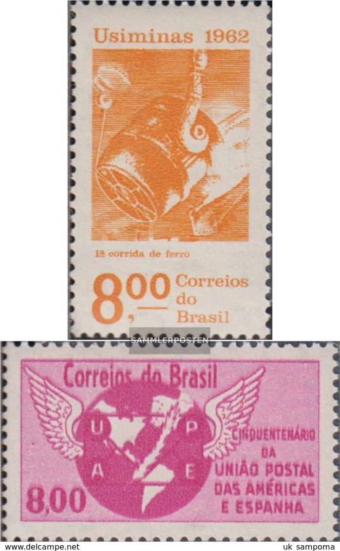 Brazil 1023,1024 (complete Issue) Unmounted Mint / Never Hinged 1962 Completion Stahlwerk, UPAE - Ungebraucht