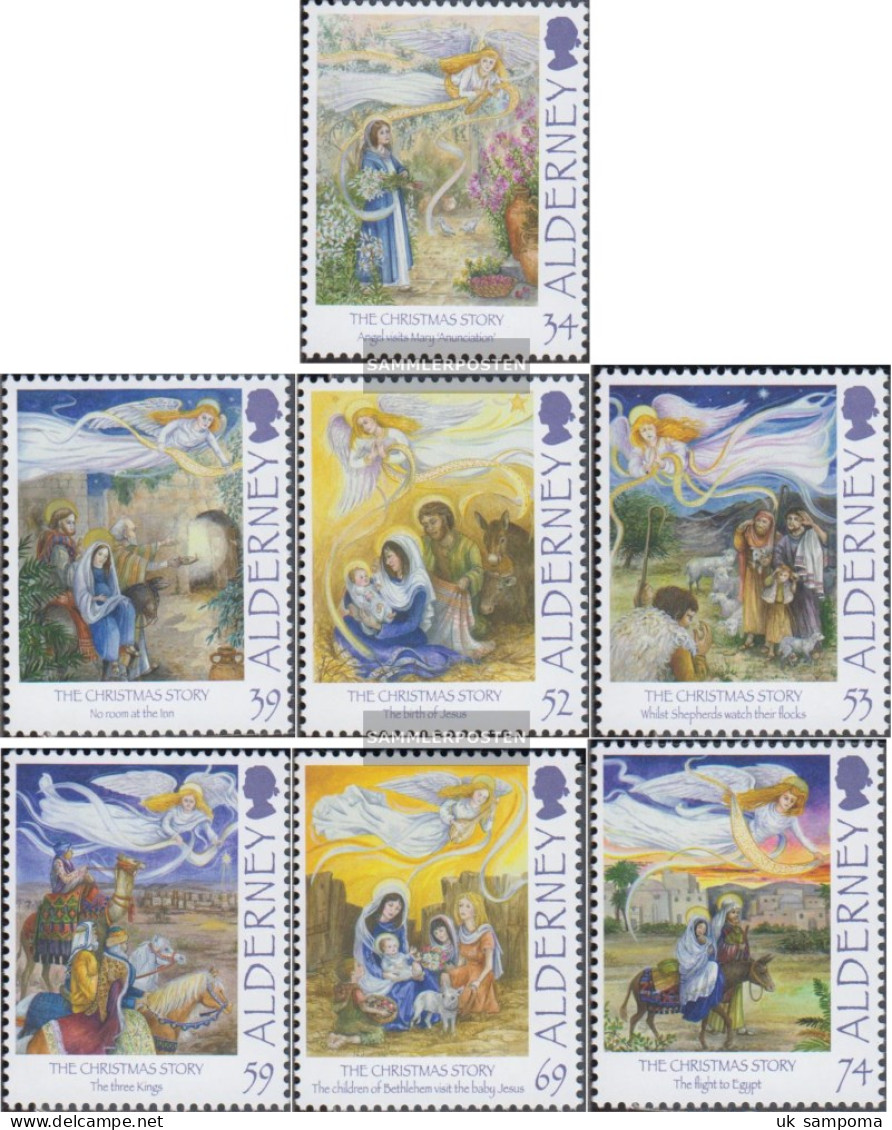 United Kingdom - Alderney 452-458 (complete Issue) Unmounted Mint / Never Hinged 2012 Christmas - Alderney