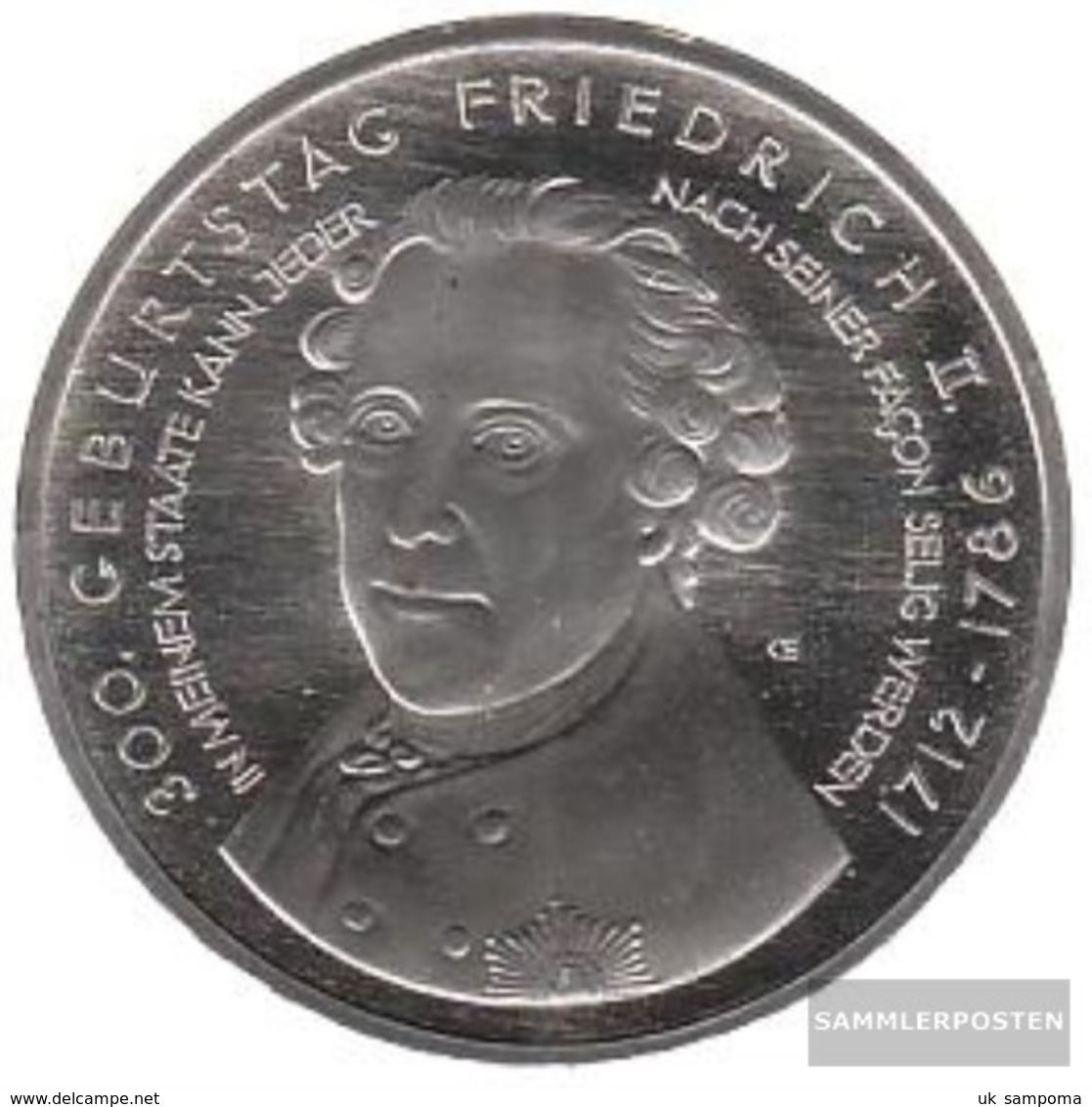 FRD (FR.Germany) Jägernr: KN 569 2012 A Stgl./unzirkuliert Copper-Nickel Stgl./unzirkuliert 2012 10 Euro Friedrich The - Germany