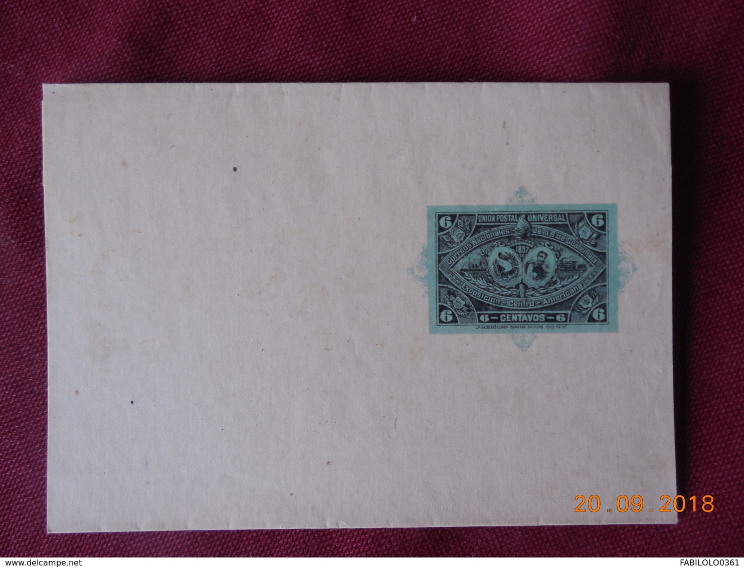 Lettre Entier Postal Du Guatemala De 1897 - Guatemala