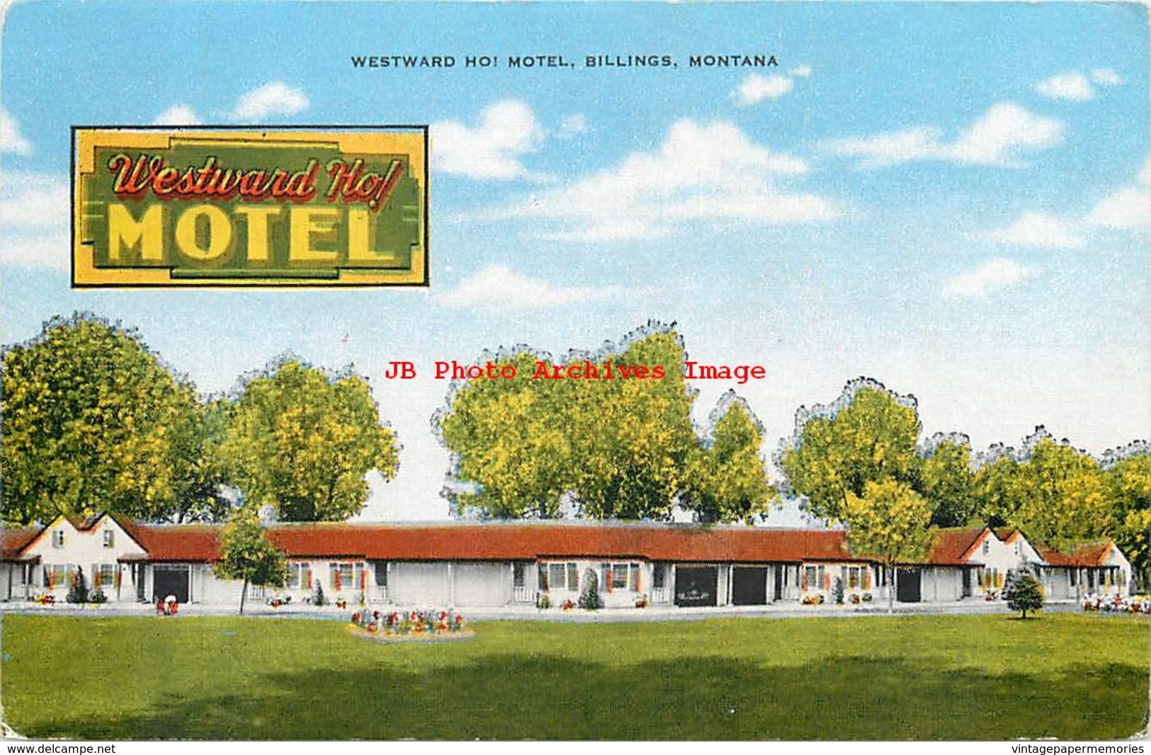 281473-Montana, Billings, Westward Ho Hotel, Highway 10 & 12, EC Kropp No 29223N - Billings