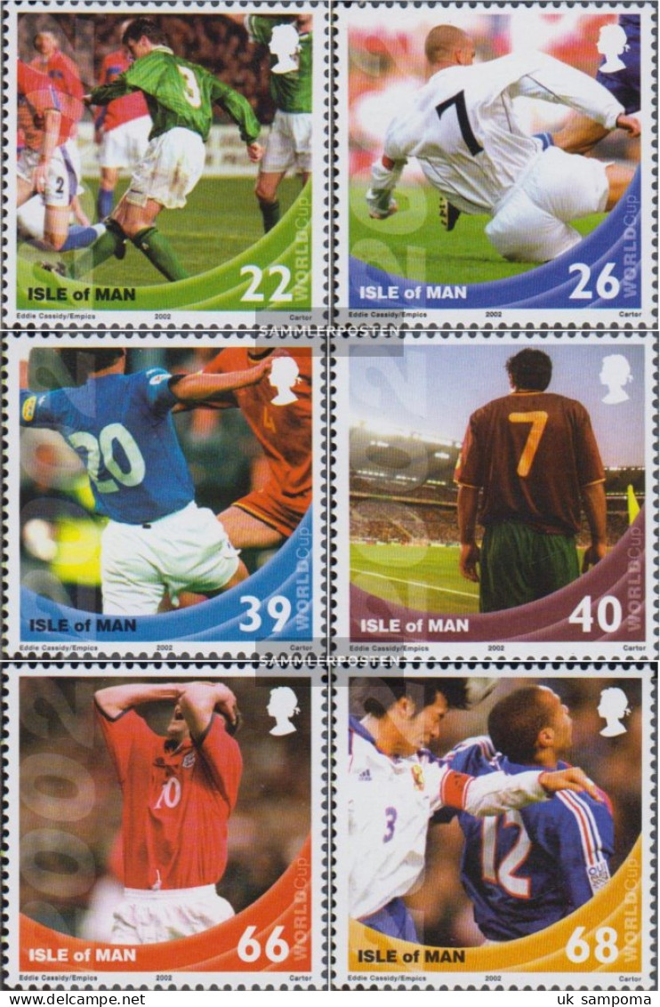 United Kingdom - Isle Of Man 967-972 (complete Issue) Unmounted Mint / Never Hinged 2002 Football - Isle Of Man