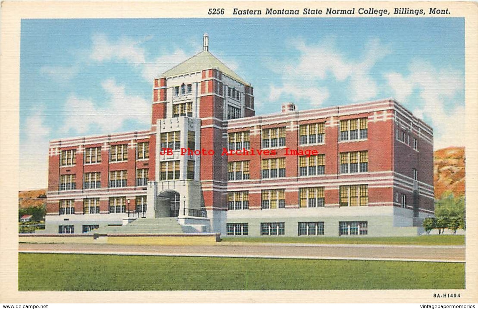 281475-Montana, Billings, Eastern Montana State Normal College, Curteich No 8A-H1494 - Billings