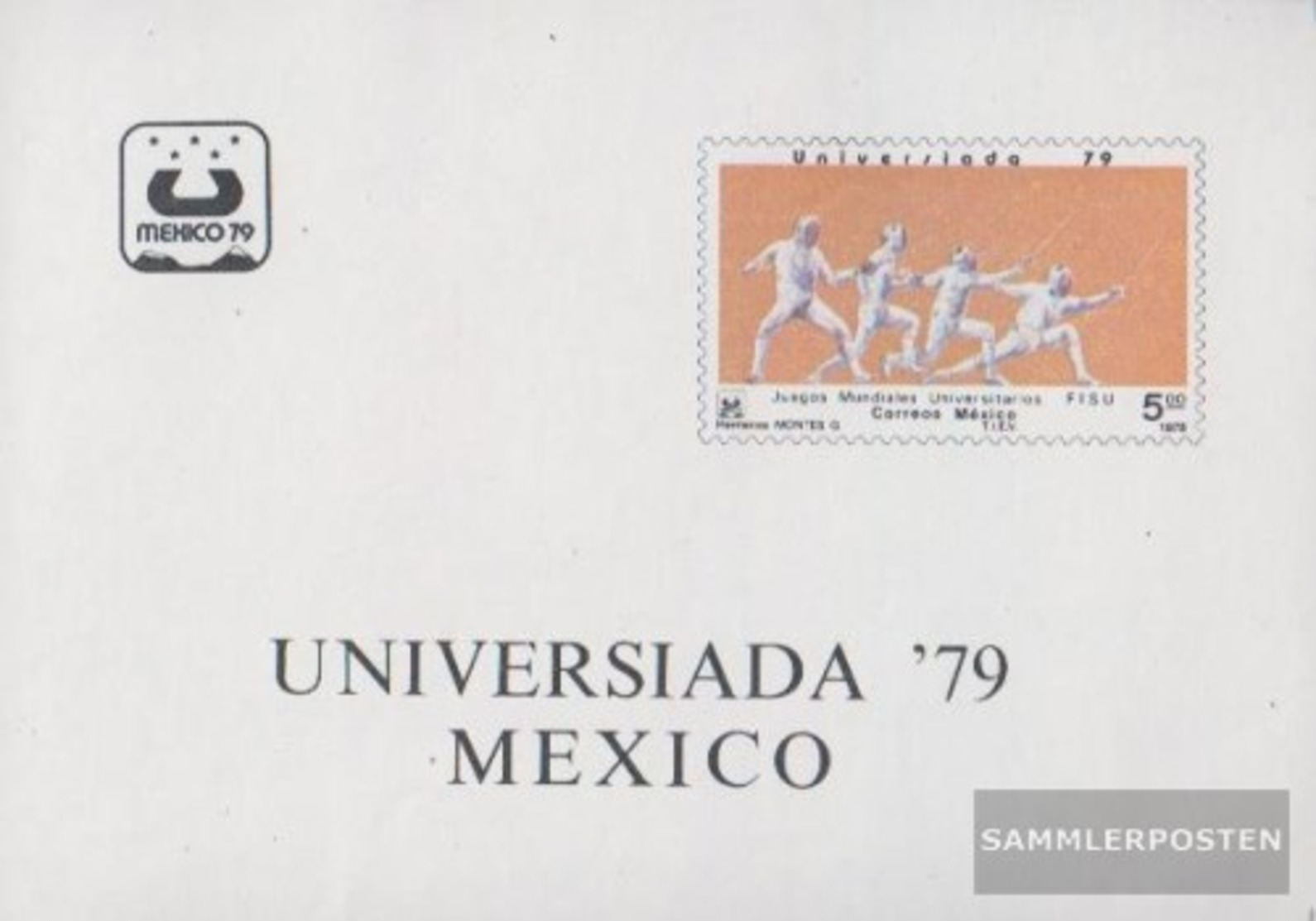 Mexiko Block 24 (completa Edizione) MNH 1979 Universiade - Mexico