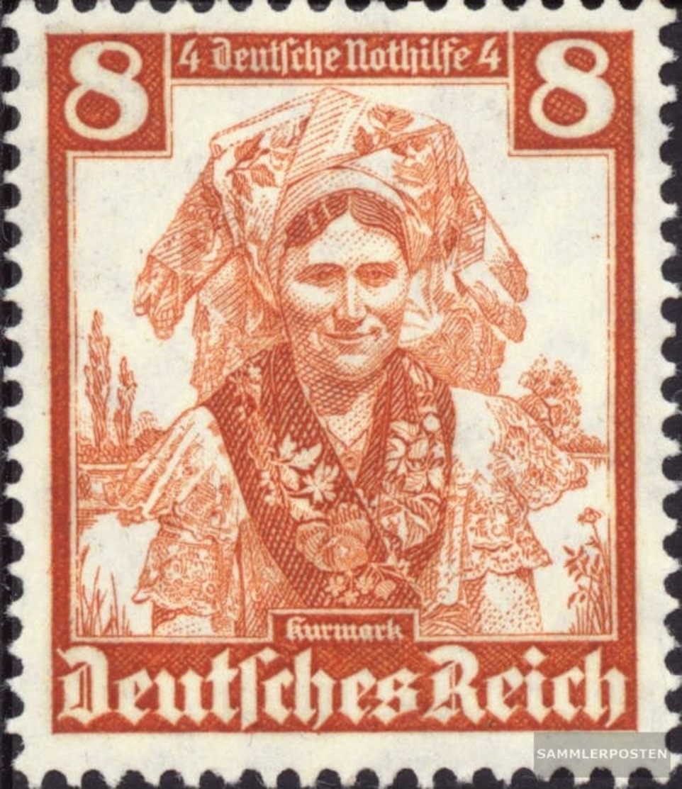 Deutsches Reich 592 Con Fold 1935 Costumi - Neufs