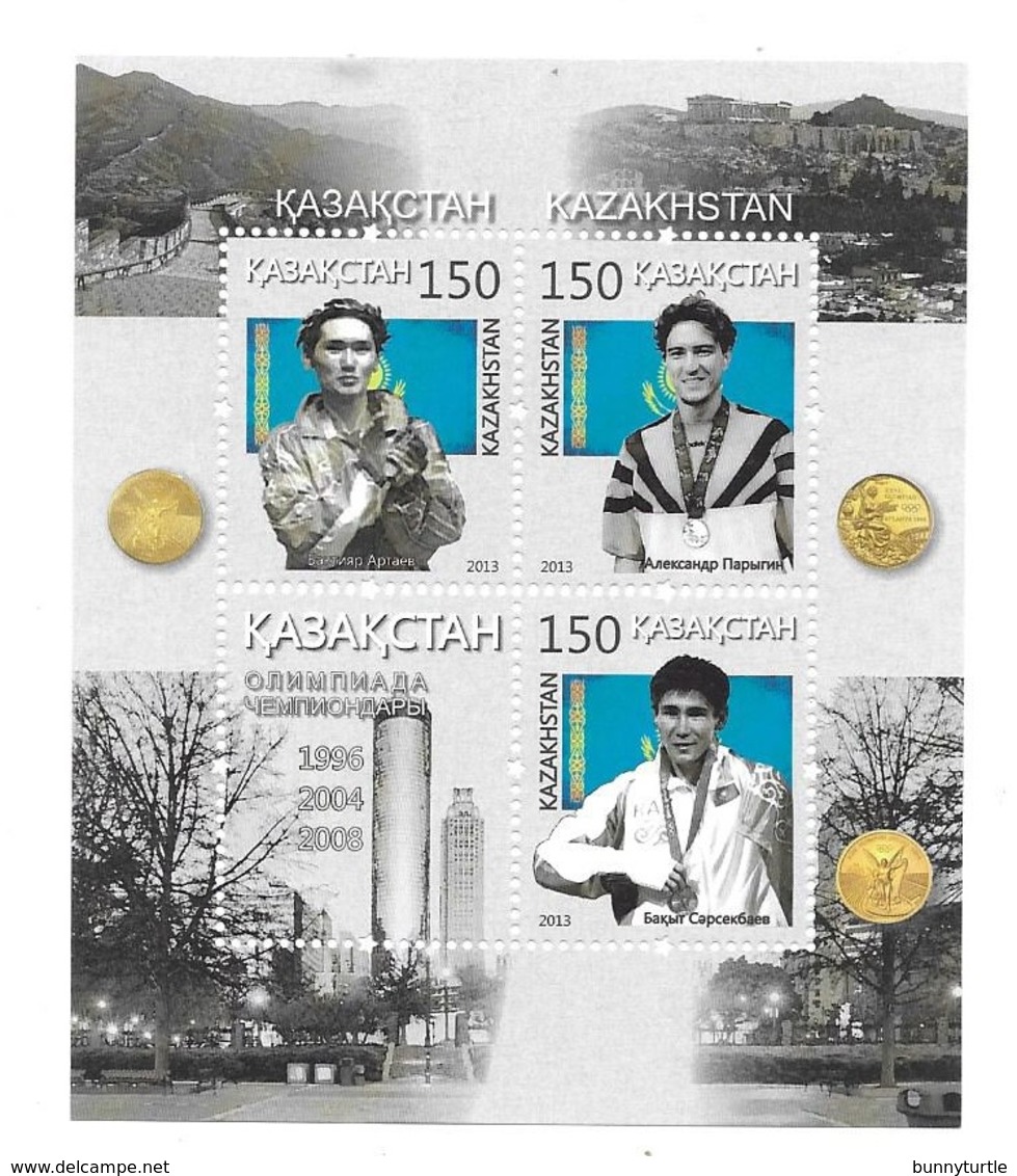 Kazakhstan 2013 Olympic Winners S/S MNH - Kazajstán