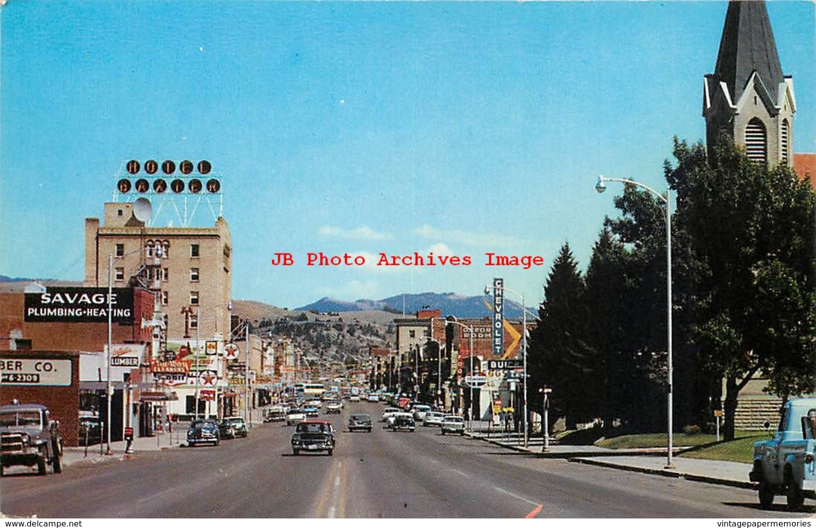 281541-Montana, Bozeman, East Main Street, Business Section, Lauretta Studio No C-19663 - Bozeman