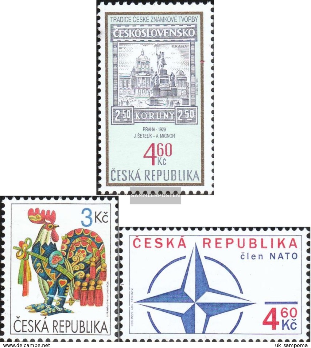 Czech Republic 203,211,212 (complete Issue) Unmounted Mint / Never Hinged 1999 Philately, Easter, NATO - Unused Stamps