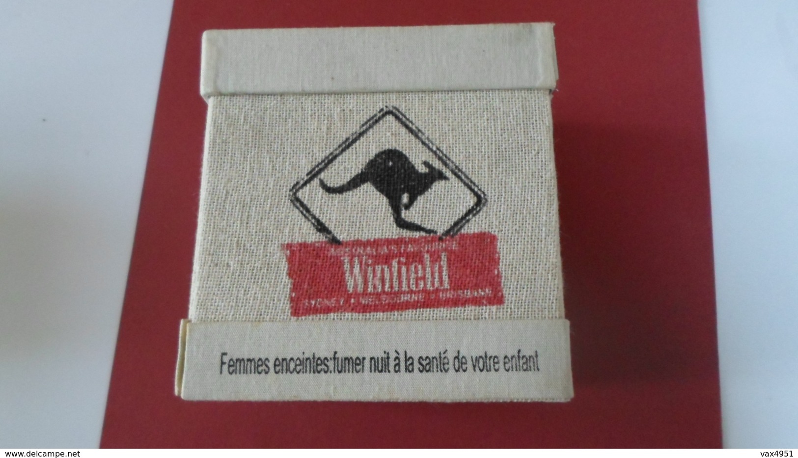 TABAC  WINFIELD ROUGE  PORTE  PAQUETS CIGARETTE    ****    RARE     A  SAISIR *** - Autres & Non Classés