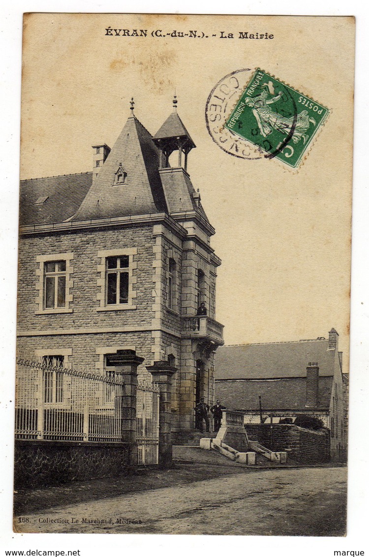 Cpa N° 168 EVRAN La Mairie - Evran