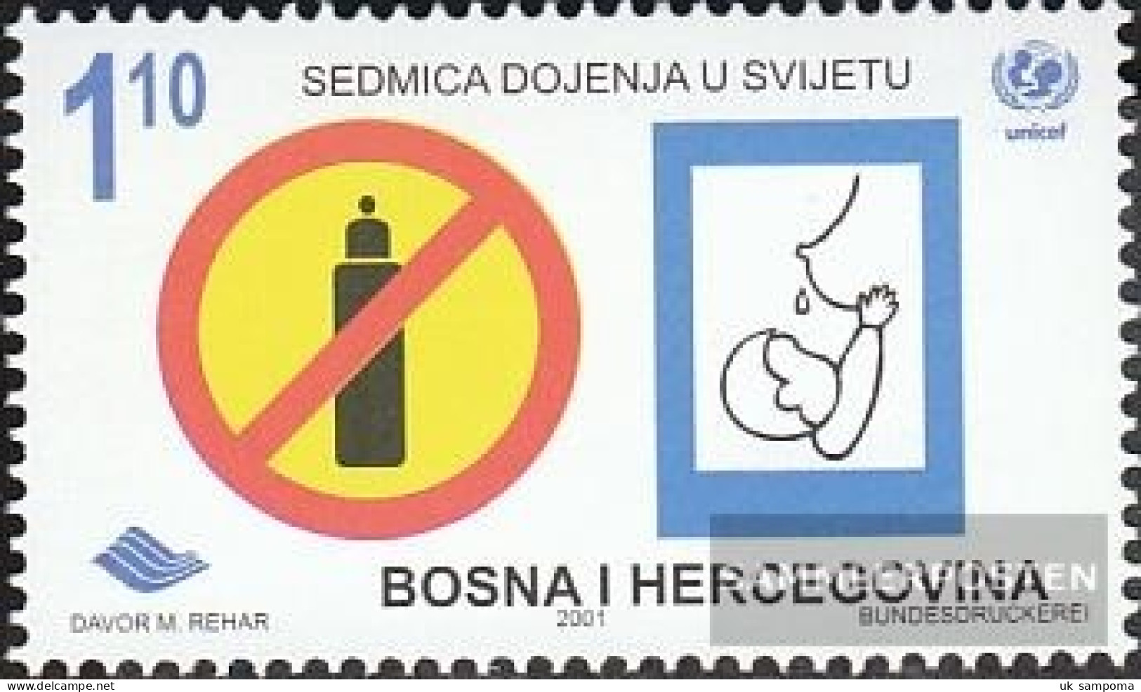 Bosnia-Herzegovina 247 (complete Issue) Unmounted Mint / Never Hinged 2001 Weeks Of Stillens - Bosnia And Herzegovina