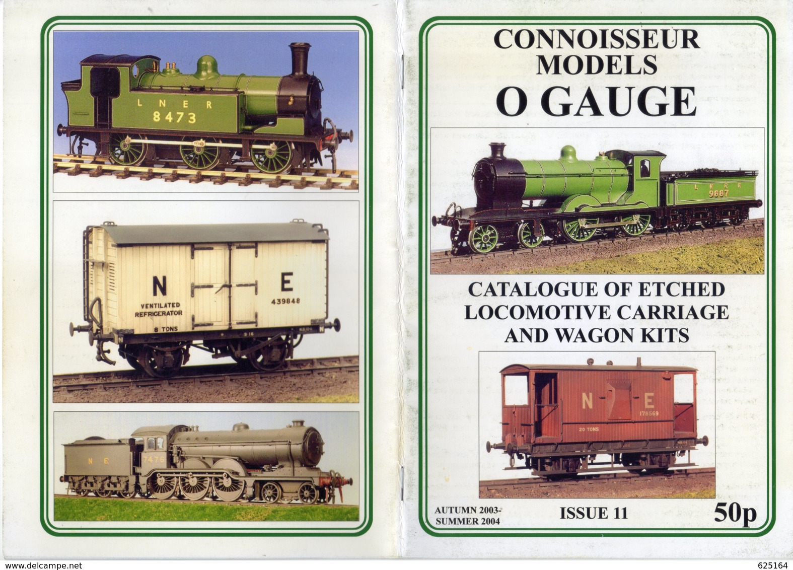 Catalogue CONNOISSEUR MODELS O Gauge 2003-2004 Kits Issue 11 - Englisch