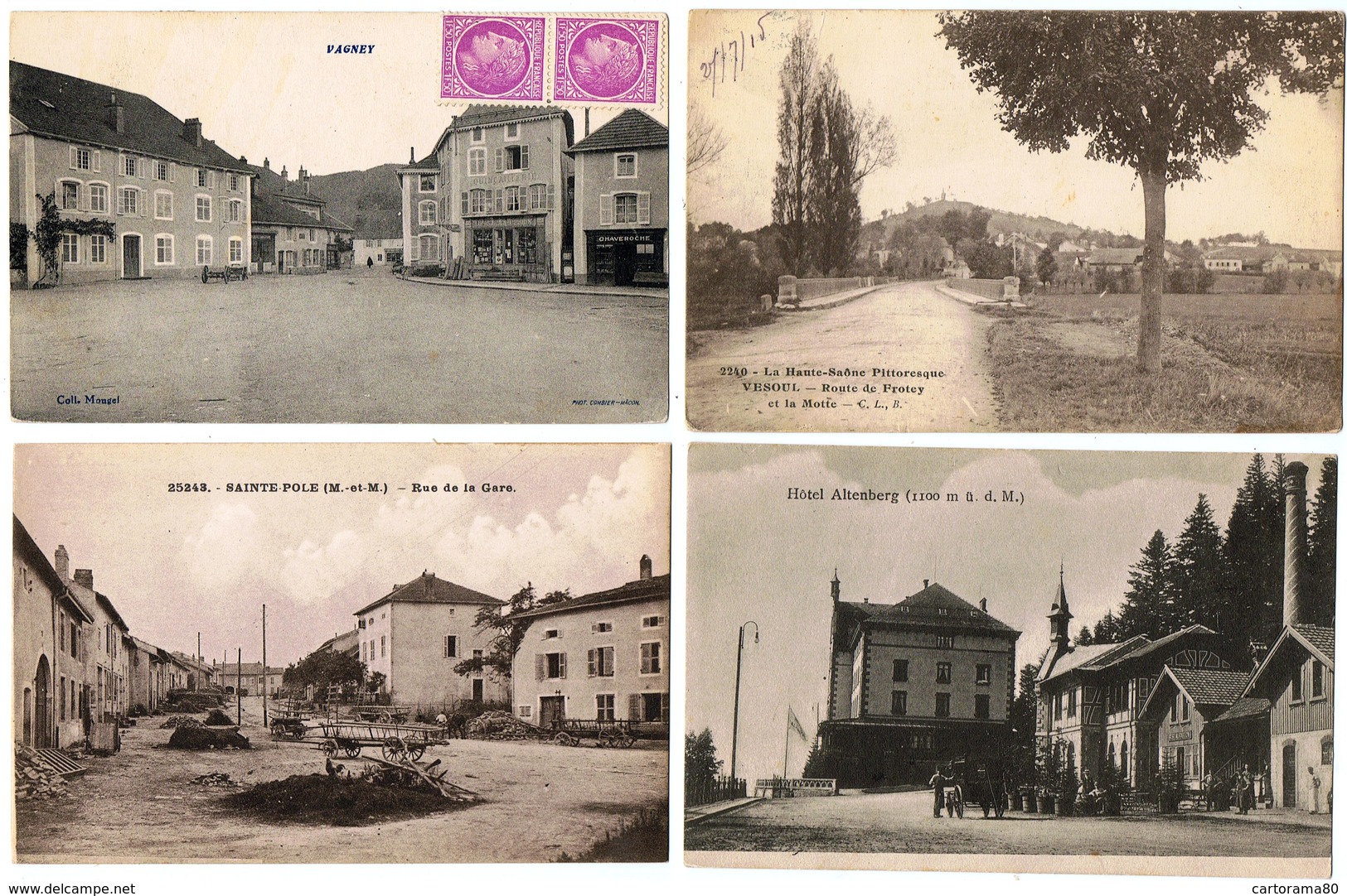 Lot 10 CPA & CPSM France  / Vagney, Largny-sur-Automne,Vineuil-Chantilly, Vesoul  ... / A Voir !!! - 5 - 99 Postcards