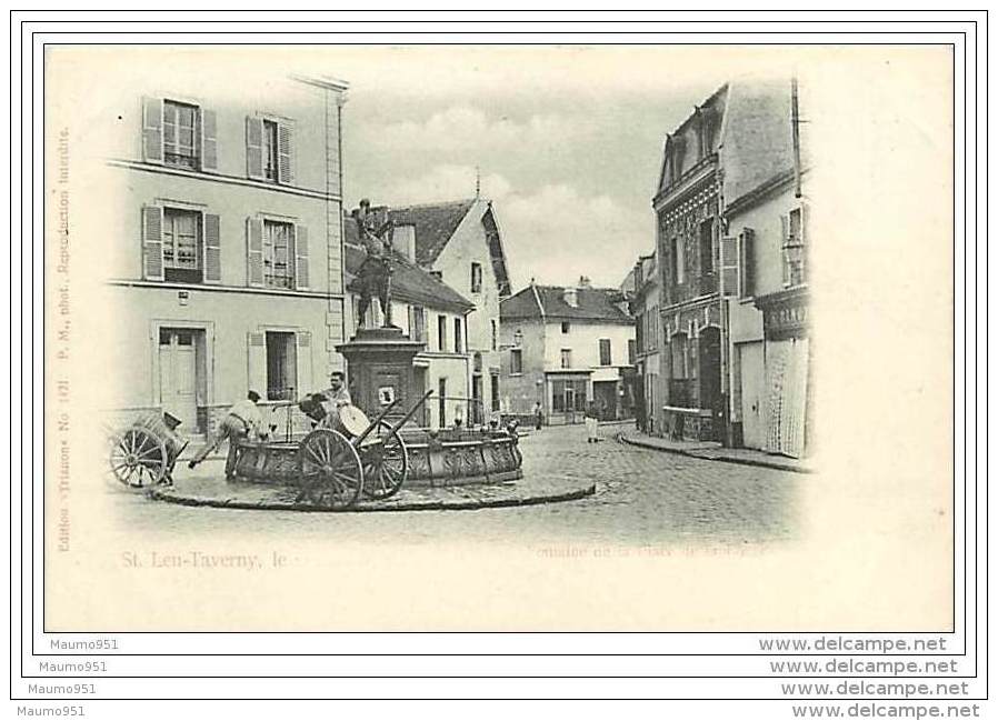 95 SAINT LEU TAVERNY - Fontaine De La Place De La Forge - Saint Leu La Foret