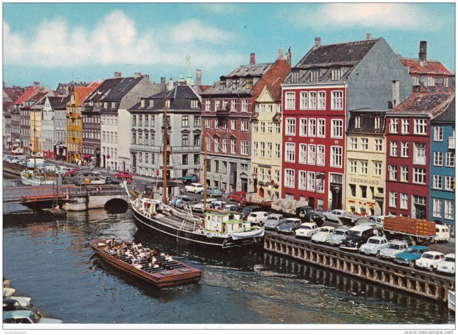 Nyhavn, 17th Century Waterfront, Copenhagen, Denmark - Unused - Denmark