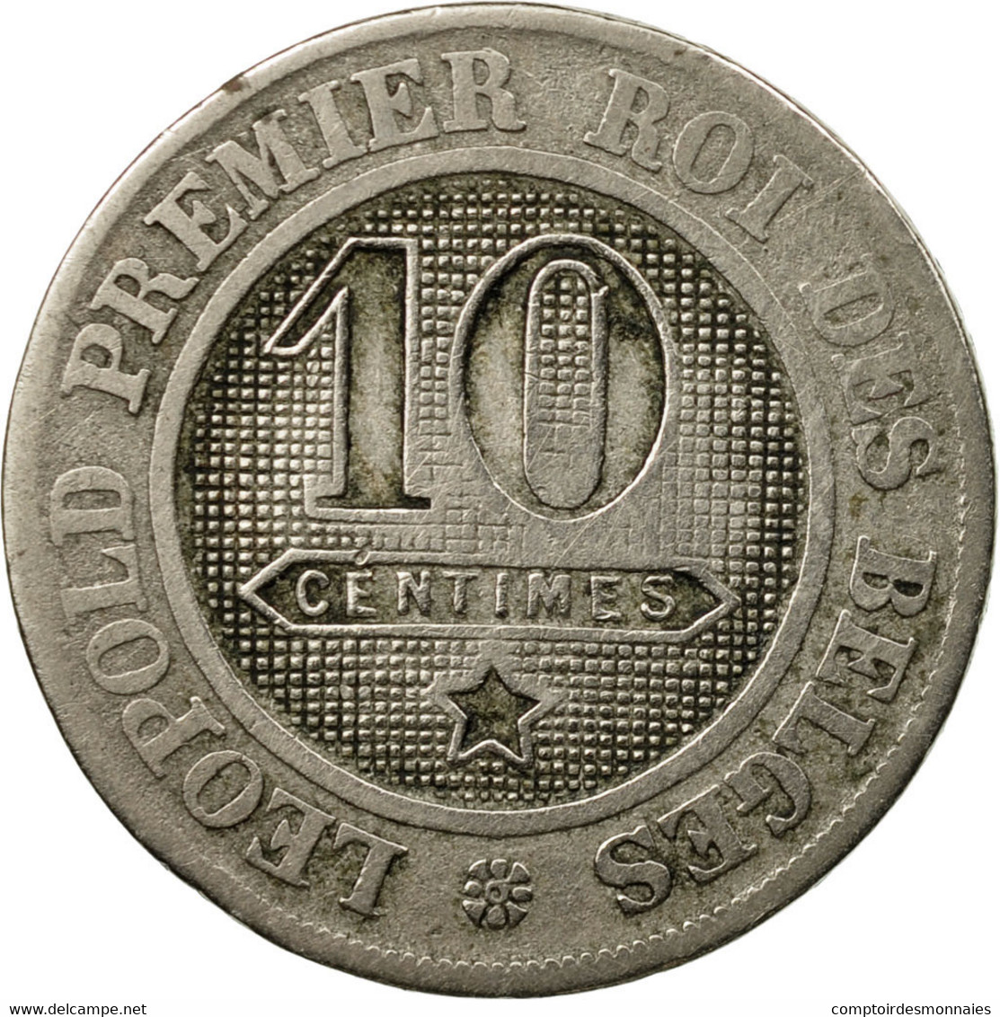 Monnaie, Belgique, Leopold I, 10 Centimes, 1861, TB+, Copper-nickel, KM:22 - 10 Centimes