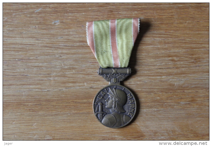Medaille 1914 1918   Soldat De La Marne   WWI - Frankreich