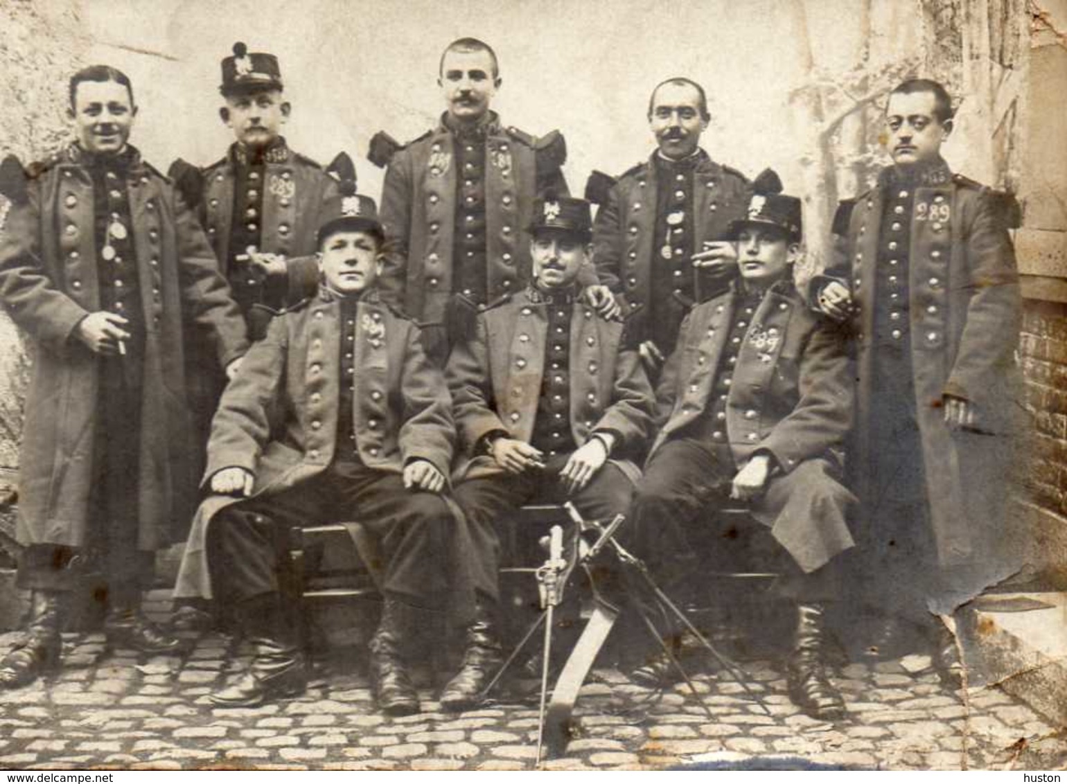 Groupe D'Officiers Du 148e Régiment D'Infanterie, Sabres - War 1914-18